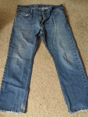 Levi's Original 514 Straight Leg Jeans Men's Medium Wash Denim 36x30